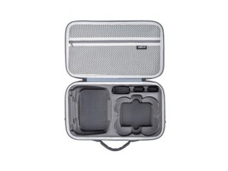 Šedé pouzdro s popruhem přes rameno na dron DJI Neo