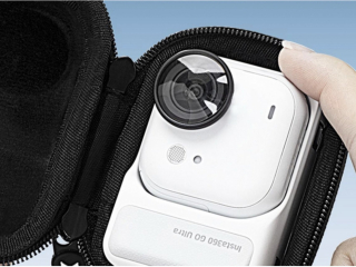 Mini PU pouzdro pro kameru Insta360 GO Ultra