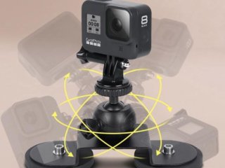 Magnetický držák akční kamery na auto (velký)