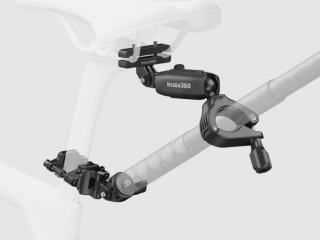 Dvojitý držák akční kamery Insta360 na sedlo kola