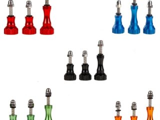 Hliníkové šrouby k DJI Osmo Action (5x sada po 3ks) barevné