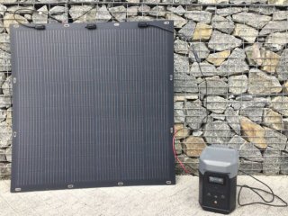 EcoFlow sada dvou 200W flexibilních solárních panelů