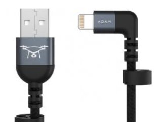 Kabel lightning/USB-A - 30cm - šedý