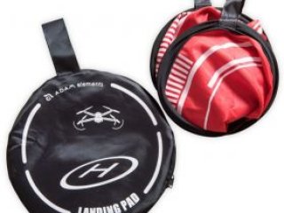 Přistávací plocha pro drony s blikajícím LED 55 cm Adam FLEET - červená/žlutá