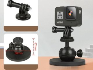 Magnetický držák akční kamery na auto (malý)