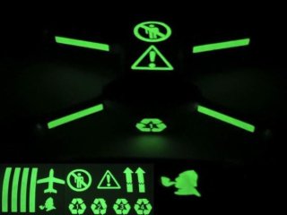 Luminiscenční samolepky na dron DJI Mini 3 / Mini 3 Pro