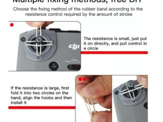 Zajišťovací gumičky na kniply dálkového ovladače