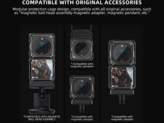 Hliníkový rám s UV filtrem na DJI Action 2