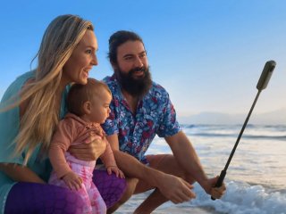 Neviditelná selfie tyč 85 cm na kameru Insta360