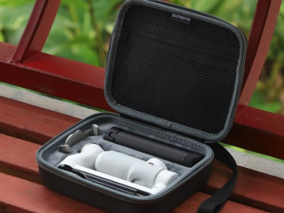 Šedé polyesterové pouzdro na stabilizátor Insta360 Flow