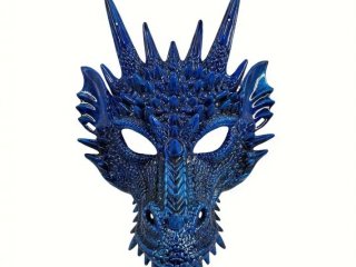Dračí maska (modrá)