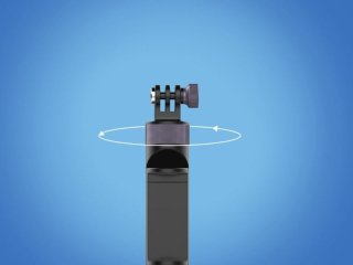 Pgytech rukojeť se stativem a držákem telefonu na DJI Osmo Action / Action 2