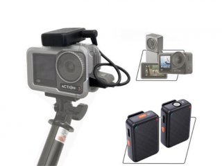 2.4G bezdrátový mikrofon s baterií pro kameru DJI Osmo Action 3 / Osmo Action 4