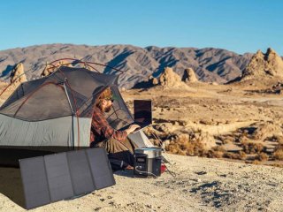 EcoFlow solární panel 160W k nabíjecí stanici