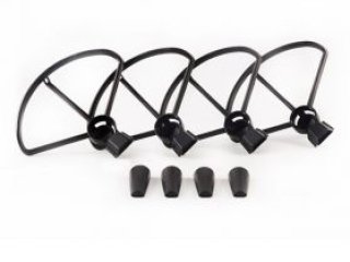 Chrániče vrtulí a zvýšené přistávací nohy Adam FLEET pro dron DJI Spark - černé