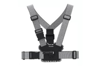 Hrudní popruh s předním a zadním adaptérem pro připojení akční kamery