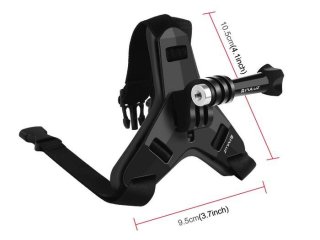 Rychloupínací držák akční kamery na integrální helmu