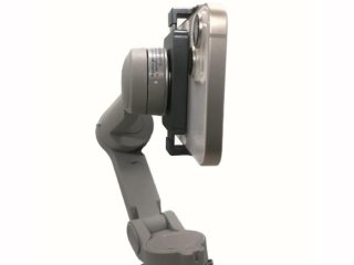 Magnetický držák telefonu s LED světlem na DJI OM 4 / OM5 / Osmo Mobile 6