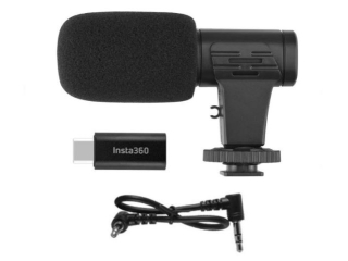 3.5 mm adaptér + mikrofon na kameru Insta360 ONE R