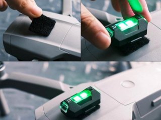 Přídavné blikající LED světlo na drony