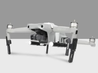 Zvýšené přistávací nohy a LED světla na dron DJI Mavic Air 2