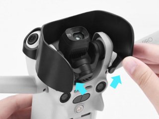 Černá sluneční clona na objektiv dronu DJI Mini 4 Pro