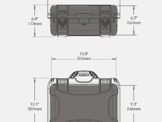 Odolný kufr NANUK 915 pro dron DJI Spark (fly more combo)