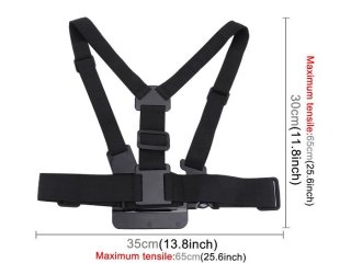 Nastavitelný hrudní popruh na akční kameru
