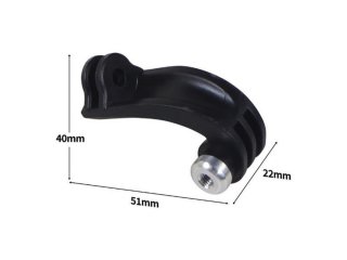 Vertikální adaptér se zajišťovacím šroubem na akční kameru