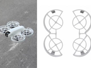 Šedé ochranné oblouky na dron DJI Neo