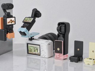 Magnetický skládací držák pro DJI Osmo Pocket 3 - černý
