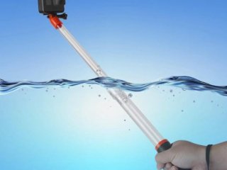 Voděodolná prodlužující tyč na akční kameru