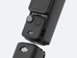 Šedý silikonový kryt na mikrofon DJI Mic 2