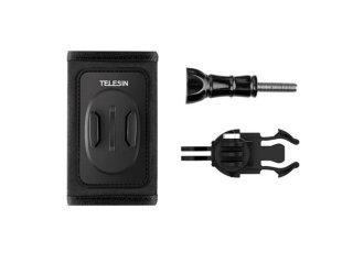 Popruh s otočnou sponou J-Hook pro připojení akční kamery na batoh