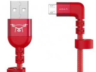 Kabel microUSB/USB-A - 30 cm - červený