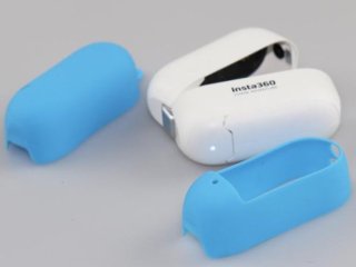 Modrý silikonový kryt pro nabíjecí pouzdro Insta360 Go 2