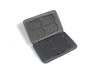 Černé mini pouzdro na paměťové karty