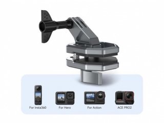 Držák akční kamery z hliníkové slitiny na sklo