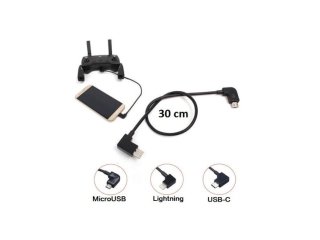 OTG kabel Lightning / MicroUSB pro DJI Mavic 1, 2, Air, Mini, Mini SE, Spark