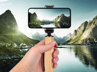 Houbová rukojeť pro akční kamery