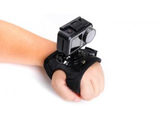 Popruh na ruku s otočným adaptérem na akční kameru