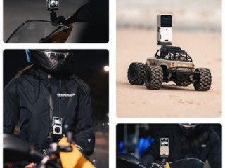 Šedý magnetický kryt na DJI Action 2