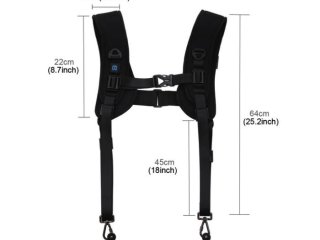 Popruh na ramena pro dva fotoaparáty