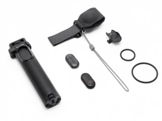 Skládací selfie tyč 2v1 s mini dálkovým ovládáním pro kameru Insta360