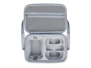 Šedé pouzdro s popruhem přes rameno na dron DJI Neo