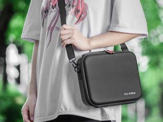 PU pouzdro s popruhem na kameru DJI Osmo Action 3 / Osmo Action 4