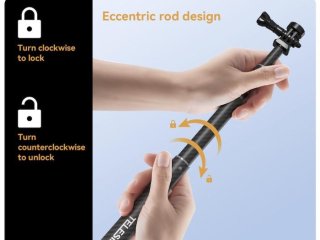 Prodlužující selfie tyč na akční kameru (1,2m)