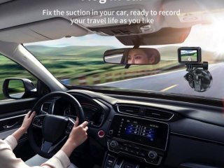 360° držák akční kamery s přísavkou