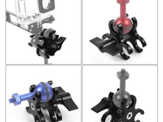 Butterfly adaptér z hliníkové slitiny (černý)