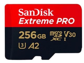 SanDisk MicroSDXC 256GB Extreme PRO A2 UHS-I (V30) U3 + SD adaptér